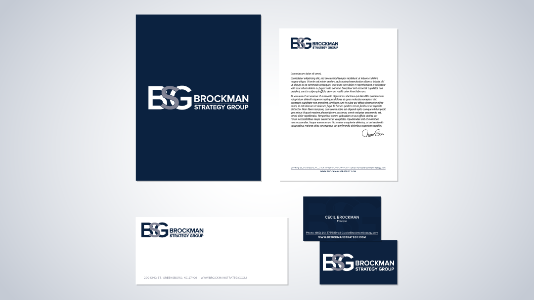 Brockman Strategy Group Brand Identity