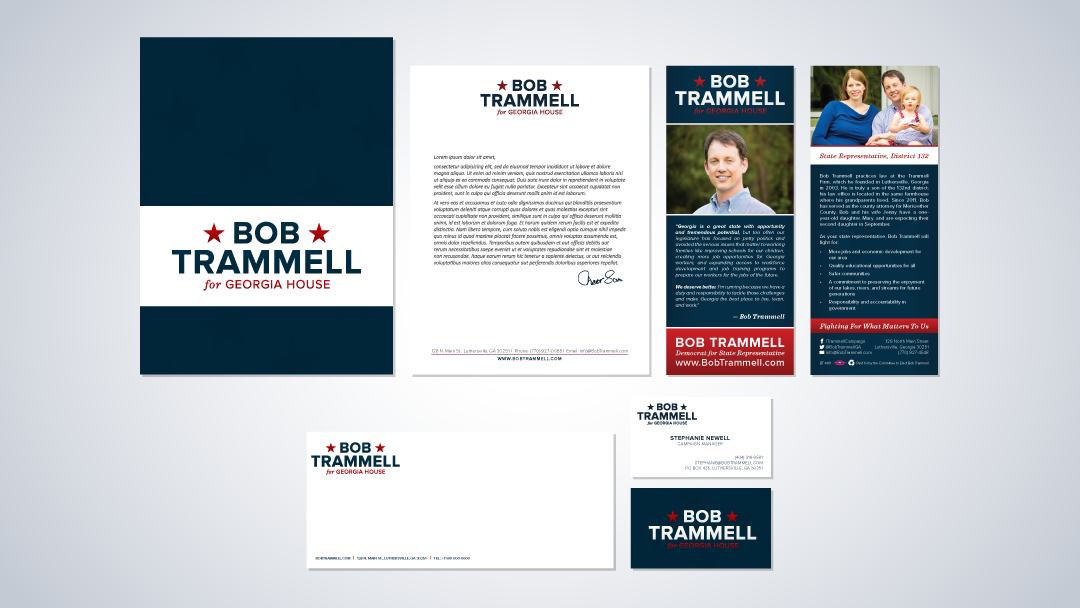 Bob Trammell for GA House Brand Identity