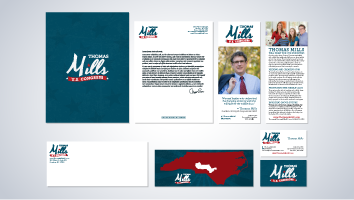 Thomas Mills for U.S. Congress Brand Identity