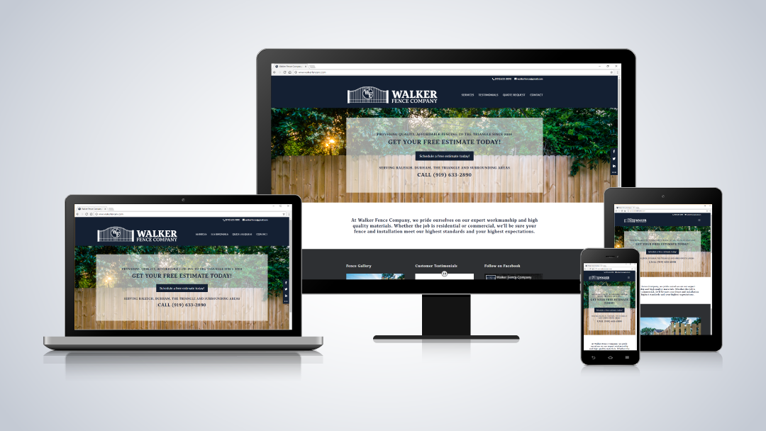 Walker Fence Company Website